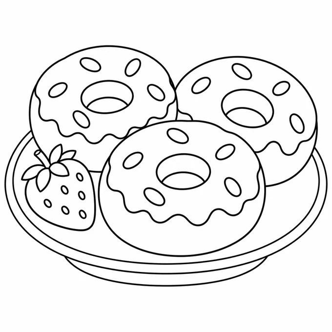Doughnut plate