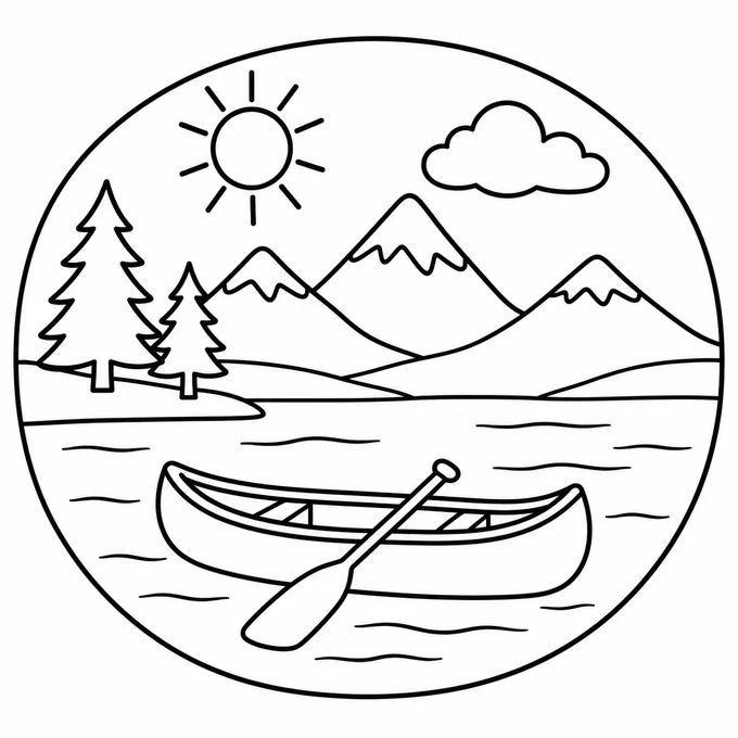 Lake canoe