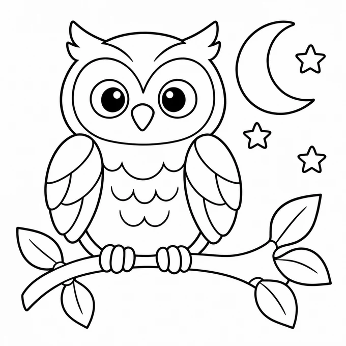Moonlight owl