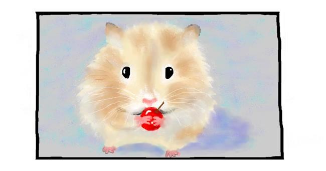 Drawing of Hamster by DebbyLee