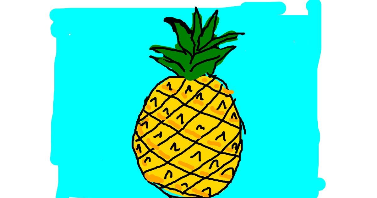 Drawing of Pineapple by Anonymous