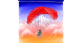 Drawing of Parachute by Annae