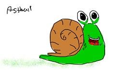 Drawing of Snail by Astha
