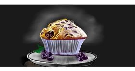 Muffin-Zeichnung von Chaching