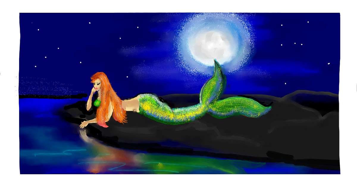 Watch justme ️ draw Mermaid!
