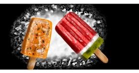 Drawing of Popsicle by Temüjin