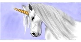 Drawing of Unicorn by Sunzee