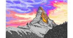 Drawing of Mountain by shiNIN