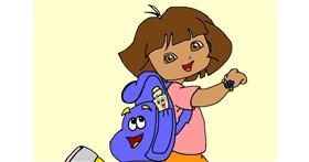 Drawing of Backpack by InessA