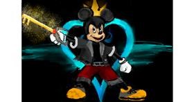 Drawing of Mickey Mouse by Mea