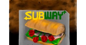 Drawing of Sandwich by 🌹🖌𝑅oses-𝕽-𝑅ed