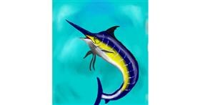 Drawing of Swordfish by Joze