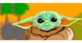 Baby Yoda - autor: Debidolittle