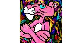 Drawing of Pink Panther by KayXXXlee