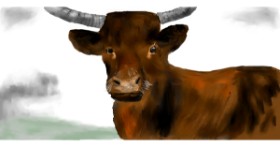Drawing of Bull by Effulgent Emerald