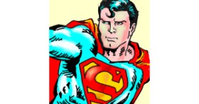 Drawing of Superman by ⋆su⋆vinci彡