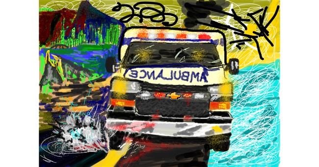 Drawing of Ambulance by 𝐓𝐎𝐏𝑅𝑂𝐴𝐶𝐻™