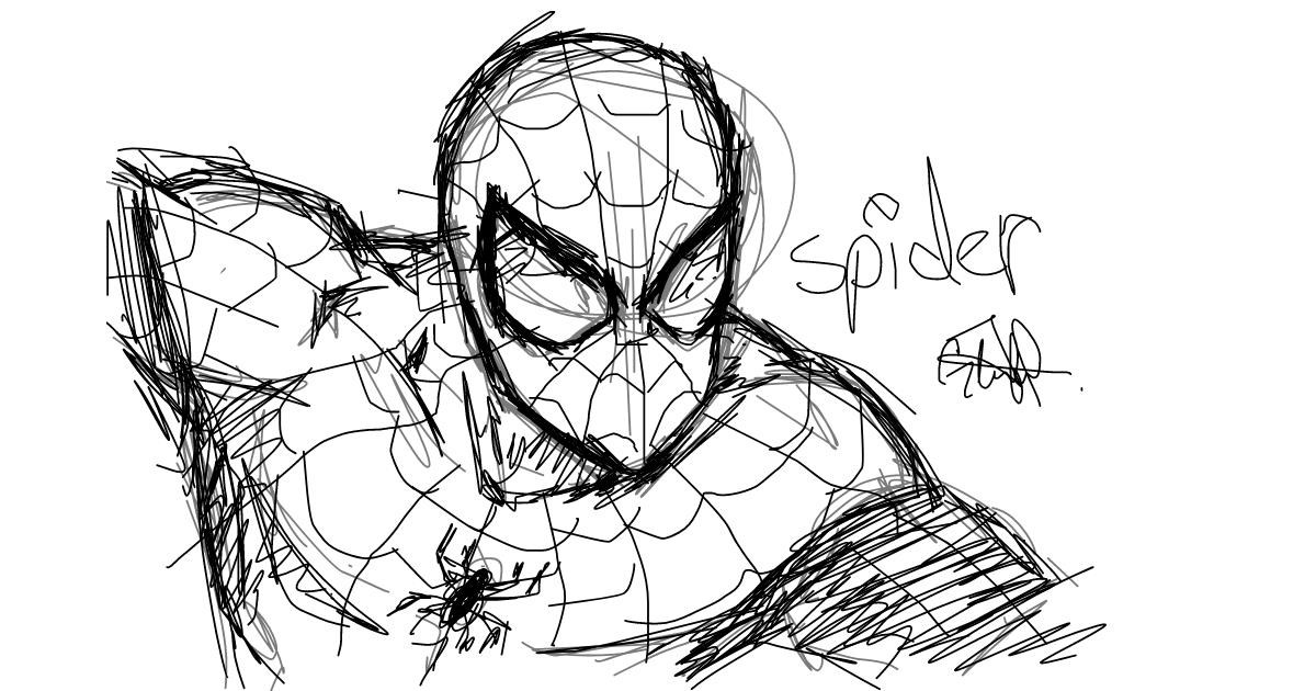 Drawing of Spider by mikasa ackerman