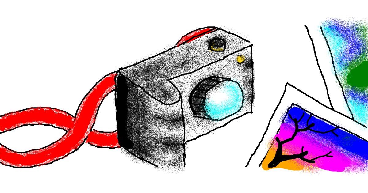 Drawing of Camera by Uniqua