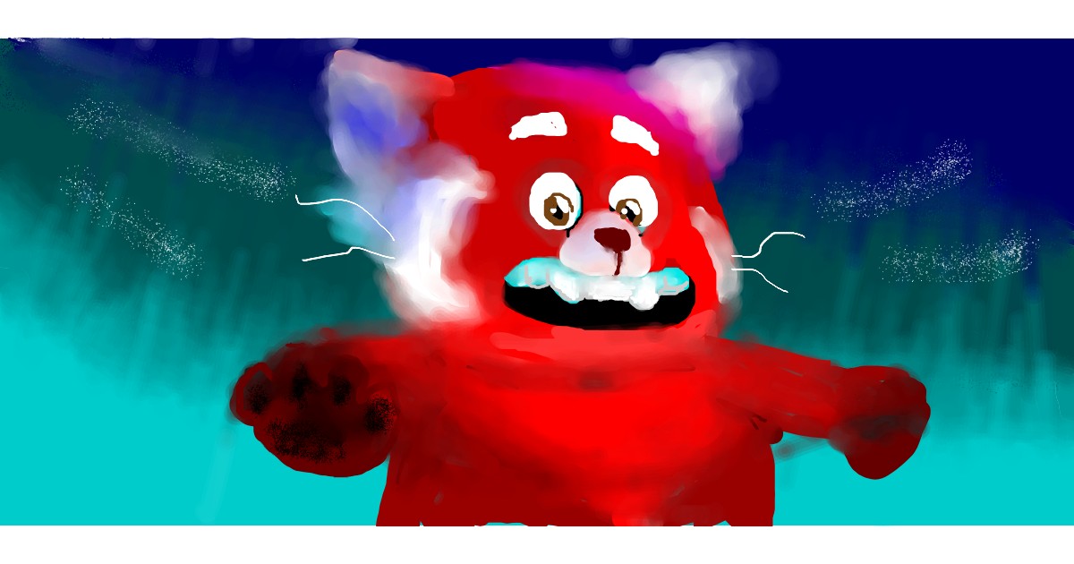 Watch Anti_Vii draw Red Panda!