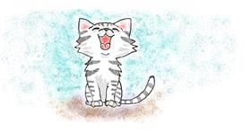 Drawing of Kitten by Lucy!