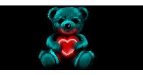 Drawing of Teddy bear by Annie