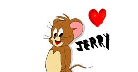 Drawing of Jerry (Tom & Jerry) by Loves