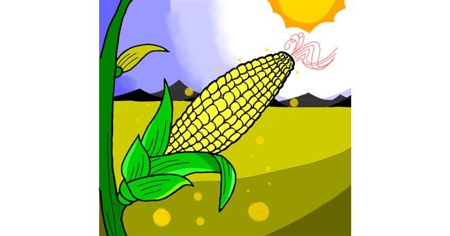 Drawing of Corn by ヴィクトル