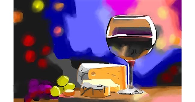 Drawing of Cheese by Herbert