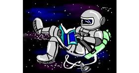 Drawing of Astronaut by Jac
