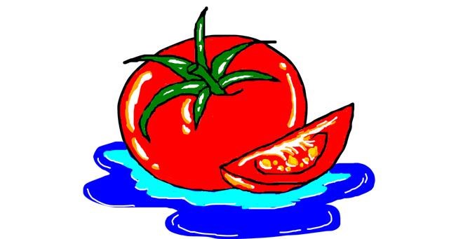 Tomate-Zeichnung von Guren