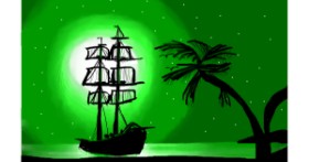 Drawing of Sailboat by Herbert
