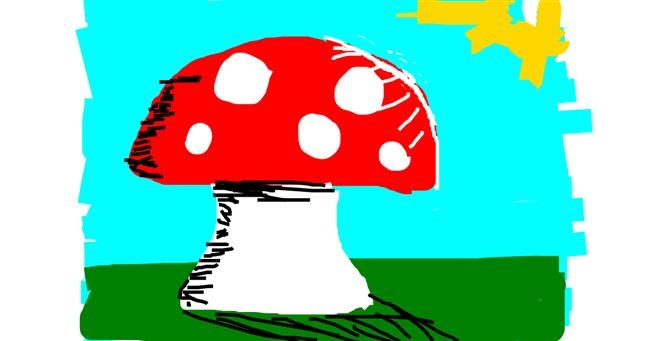 Drawing of Mushroom by nova