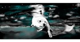 Drawing of Seal by Chaching
