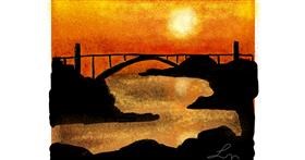 Drawing of Sunset by Nonuvyrbiznis 