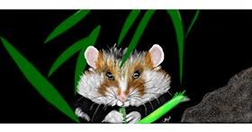 Drawing of Hamster by Chaching