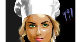 Drawing of Chef by Herbert