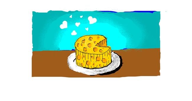 Drawing of Cheese by ARTnas aira