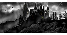 Drawing of Castle by Chaching
