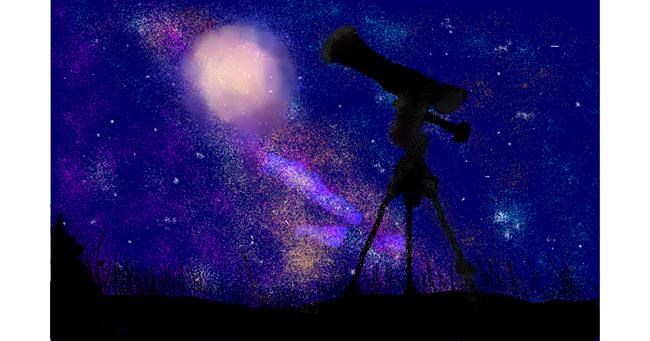 Drawing of Telescope by Dani