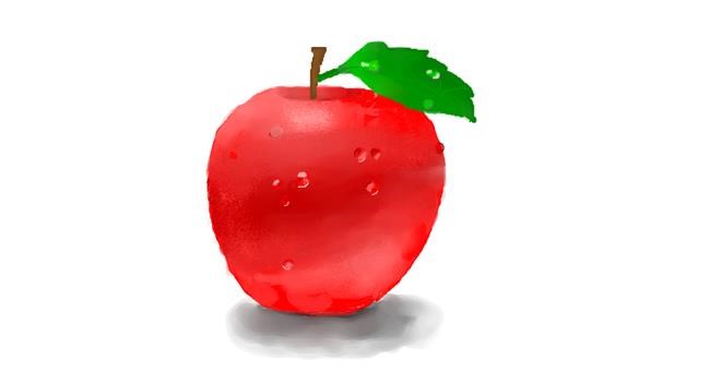 Drawing of Apple by Ava