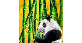 Drawing of Bamboo by Leah