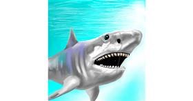 Drawing of Shark by Vinci