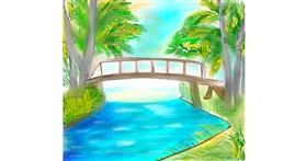 Drawing of River by Shanthini