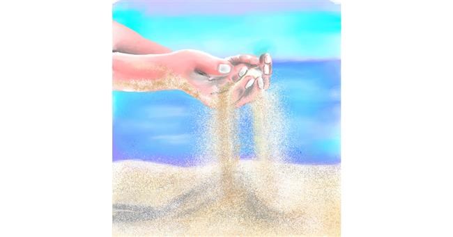 Drawing of Sand castle by ⋆su⋆vinci彡
