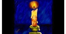 Drawing of Candle by Lise