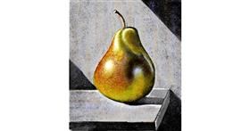 Drawing of Pear by pikapy