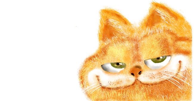 Drawing of Garfield by Eclat de Lune