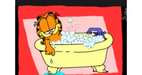 Drawing of Bathtub by InessA