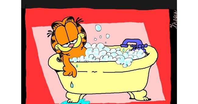 Drawing of Bathtub by InessaC